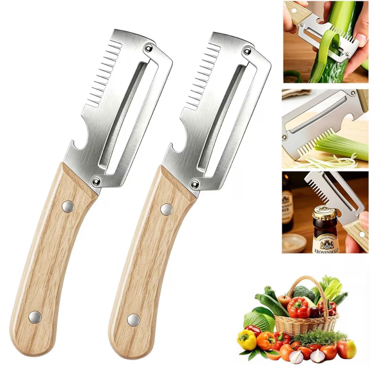 Muti-Functional Stainless Steel Vegetable Peeler