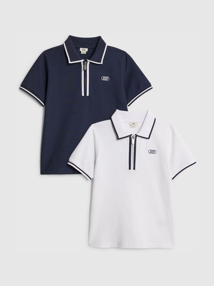 Light Blue and White