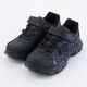 Skechers  Black Paneled Trainers