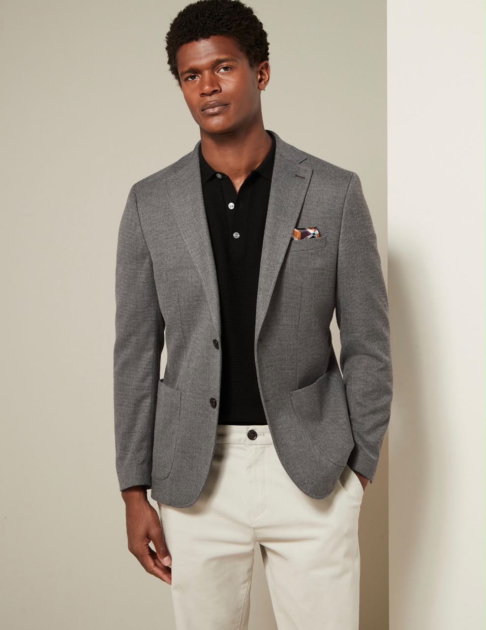 Men's Premium Grey Tailored Blaze