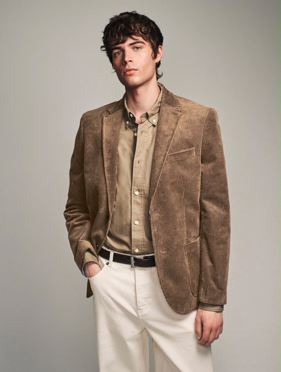 Men's Premium Brown Tailored Blaze