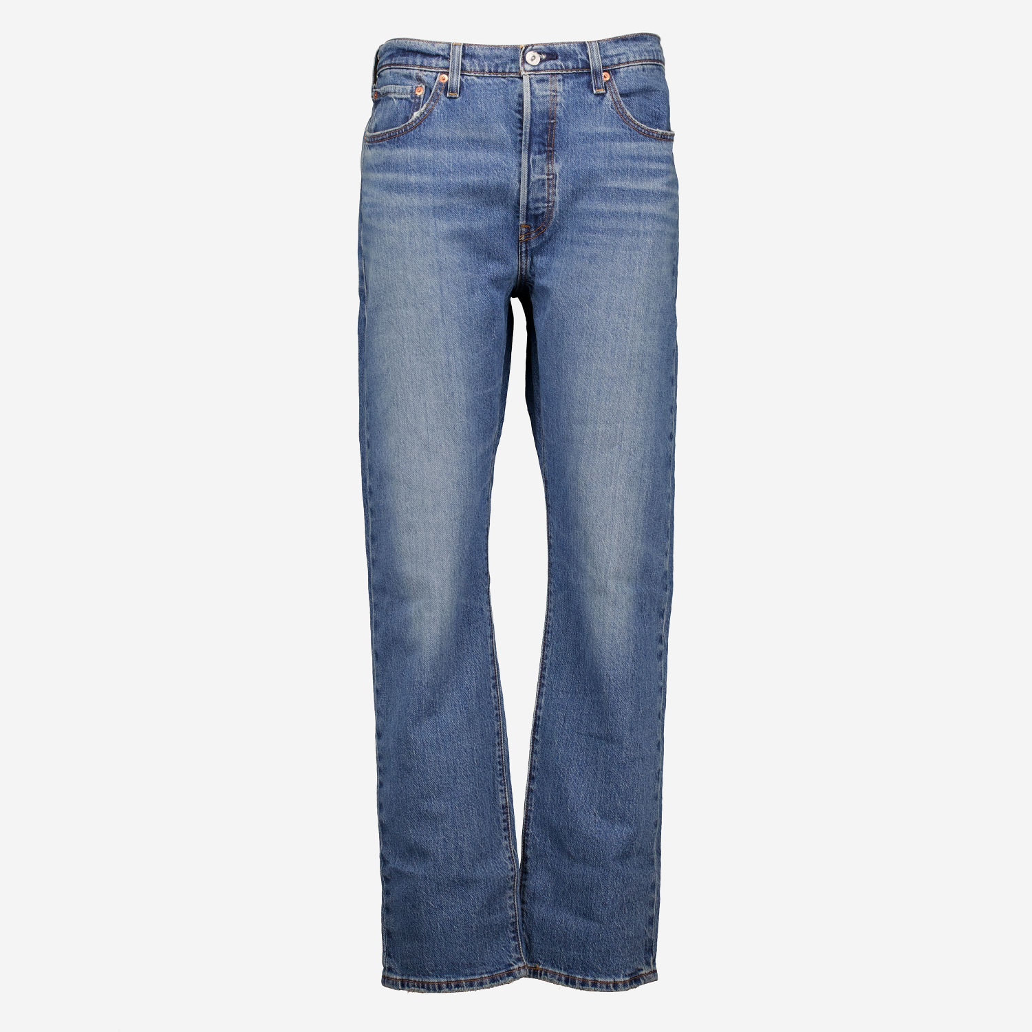 Blue 501 Original Straight Jeans