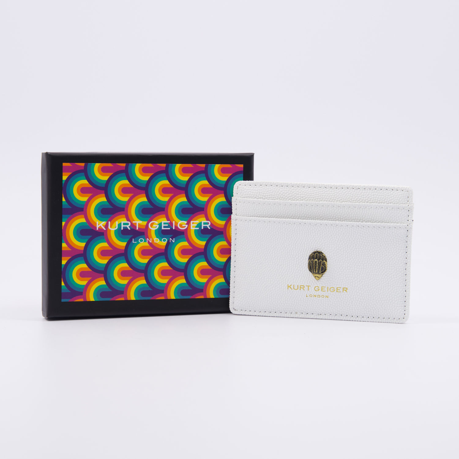 White Leather Shoreditch Card Holder