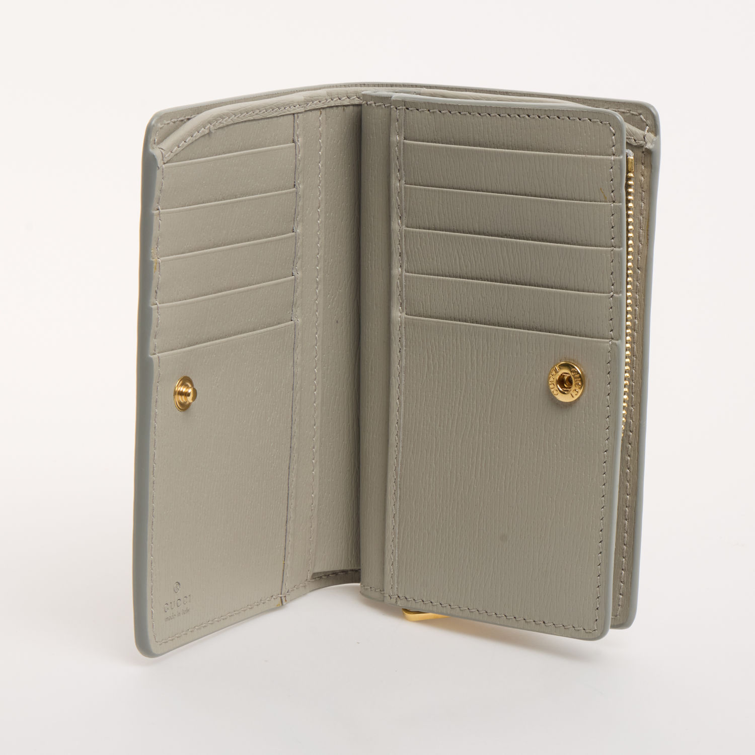 Grey Leather Purse 3
