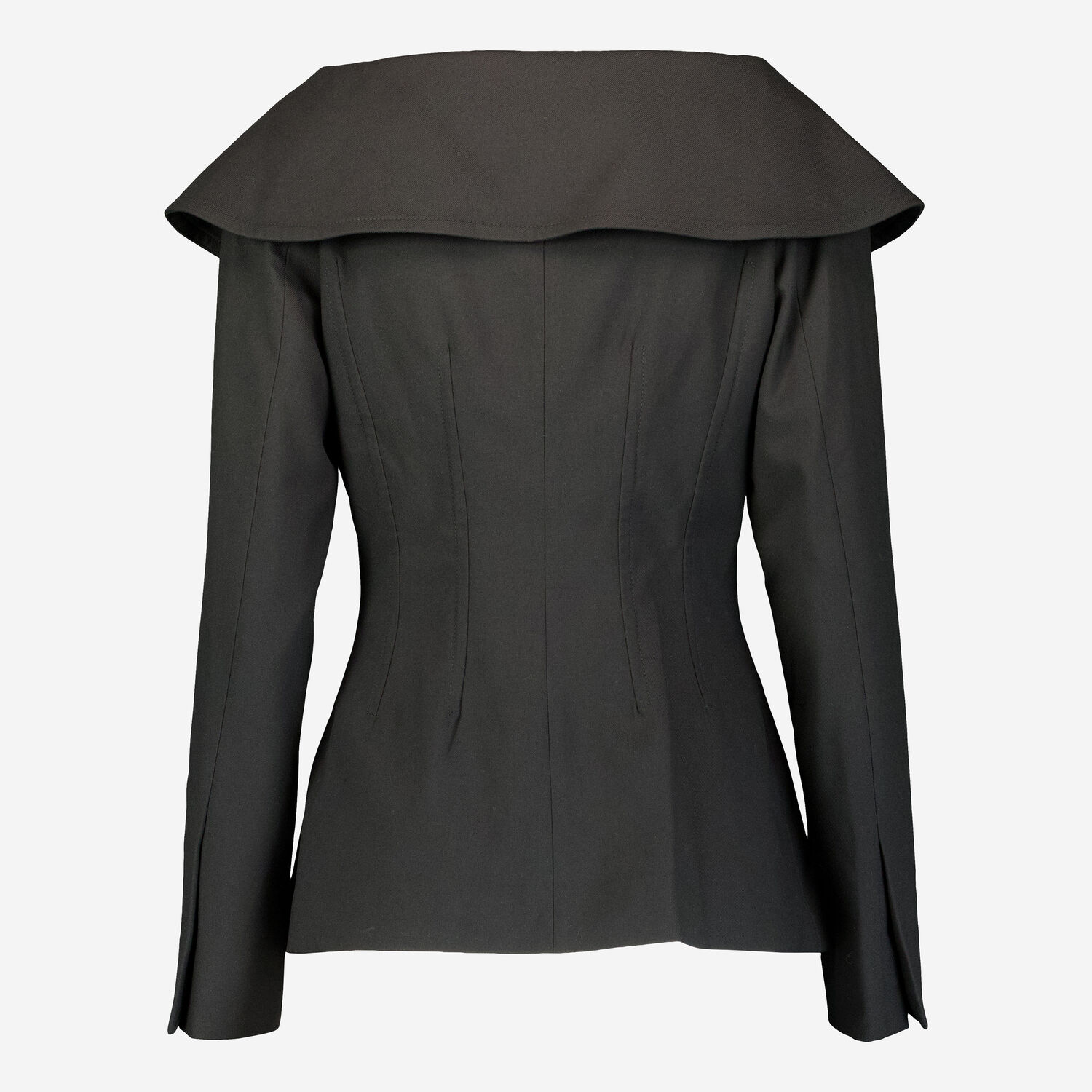  Black Elle Bardot Waisted Blazer 2