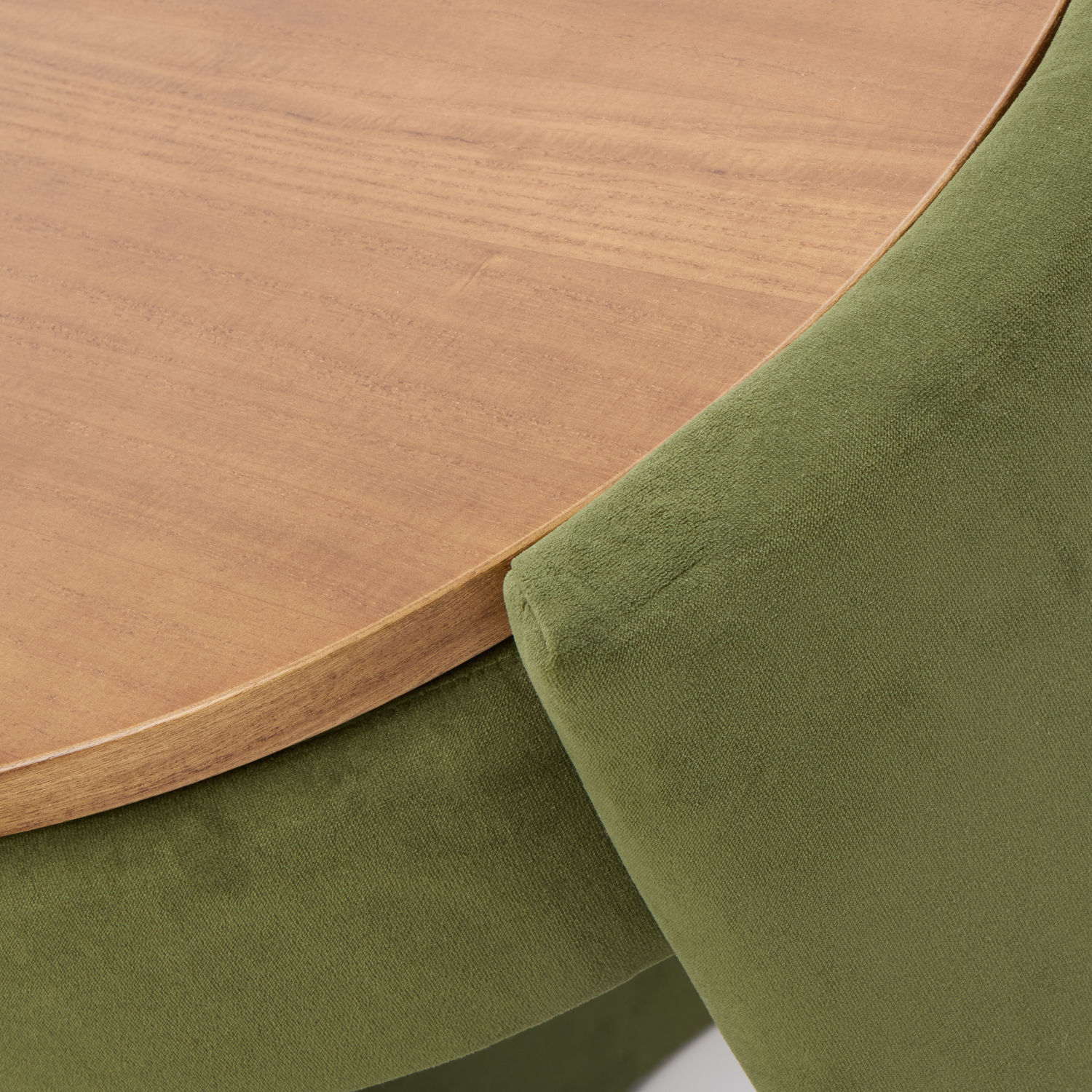 Green Velvet Vanity Table & Stool Set 3