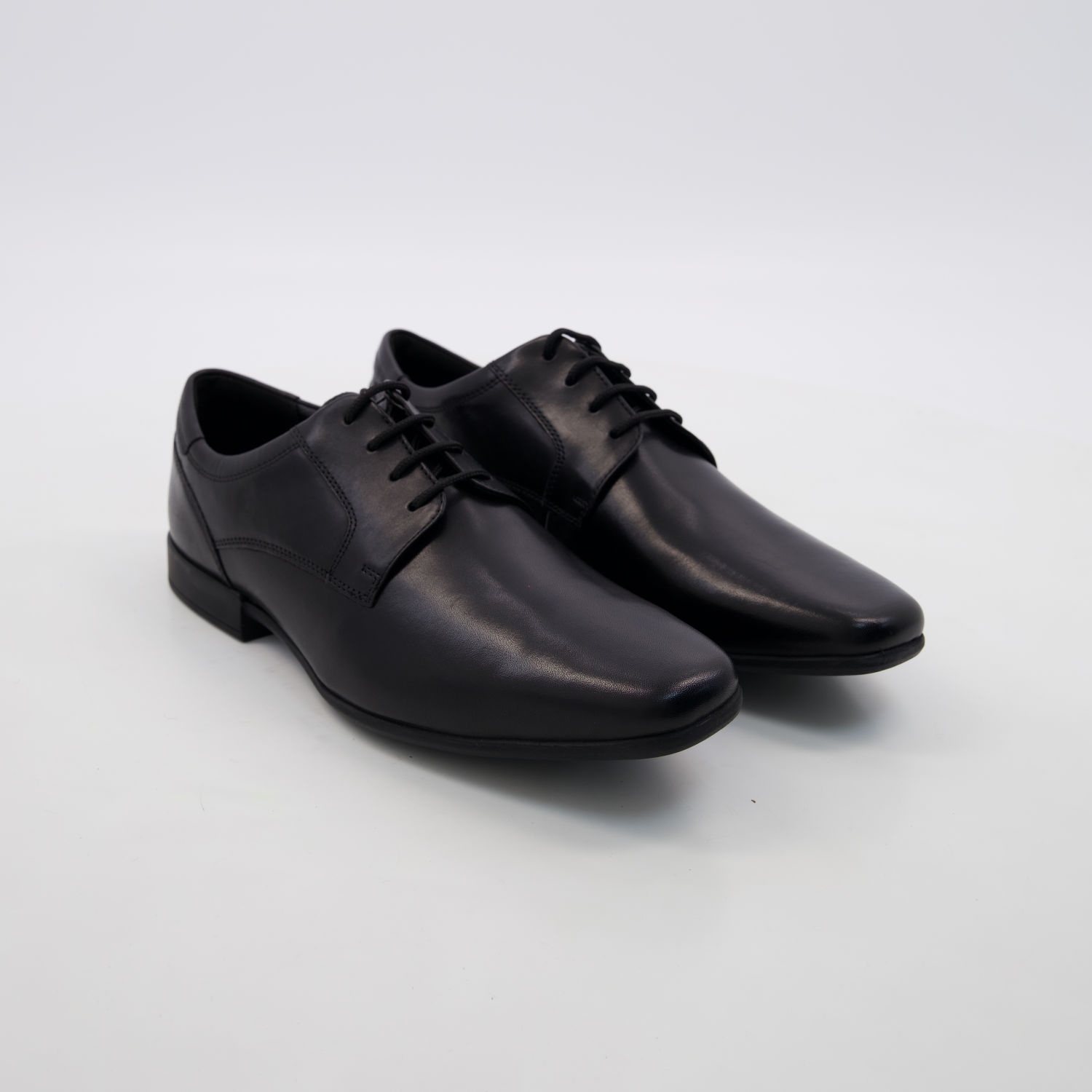  Black Leather Sidton Lace Formal Shoes 3