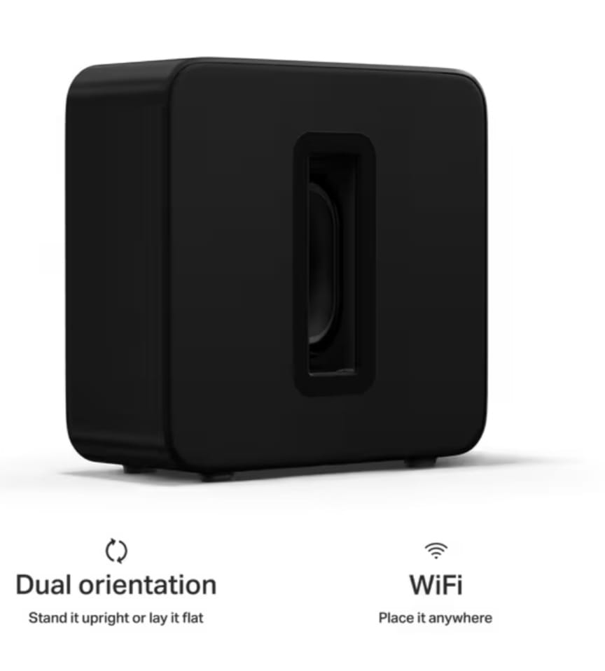 Sub Mini Wireless Smart Subwoofer - Deep Bass Speaker (Black) 2