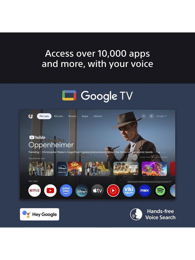 BRAVIA 8 II 65-Inch QD-OLED 4K Google TV 3