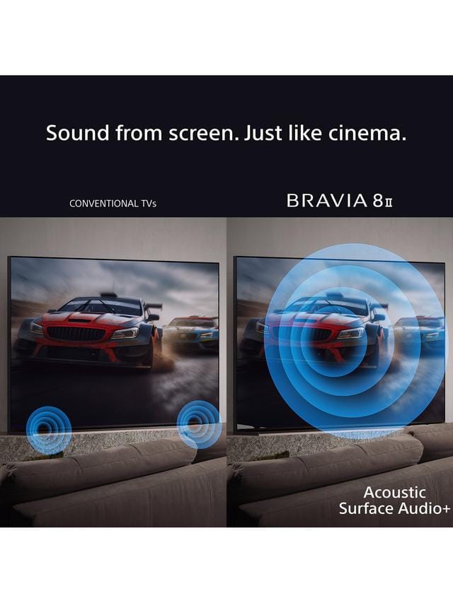 BRAVIA 8 II 65-Inch QD-OLED 4K Google TV 4