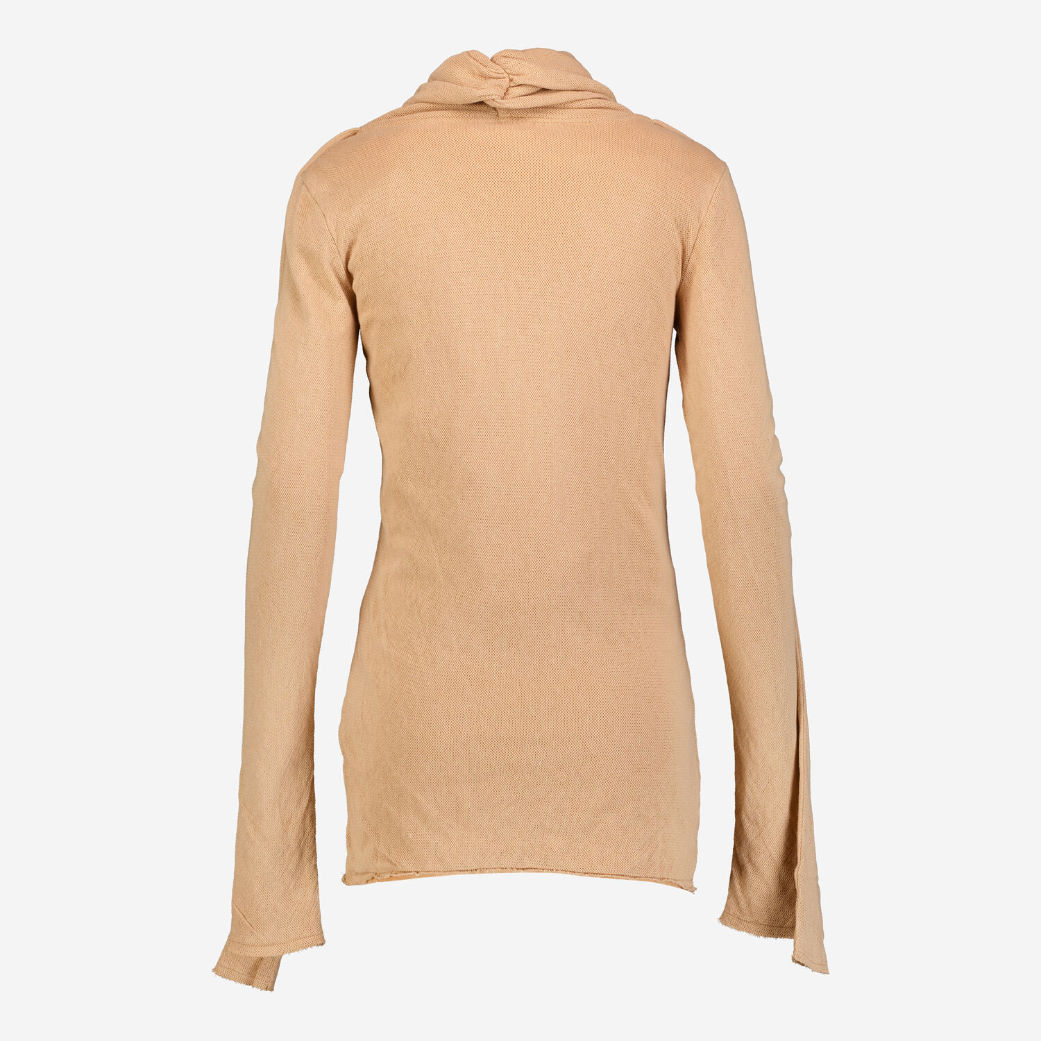 Women's Ribbed Cowl Neck Long Sleeve Top 