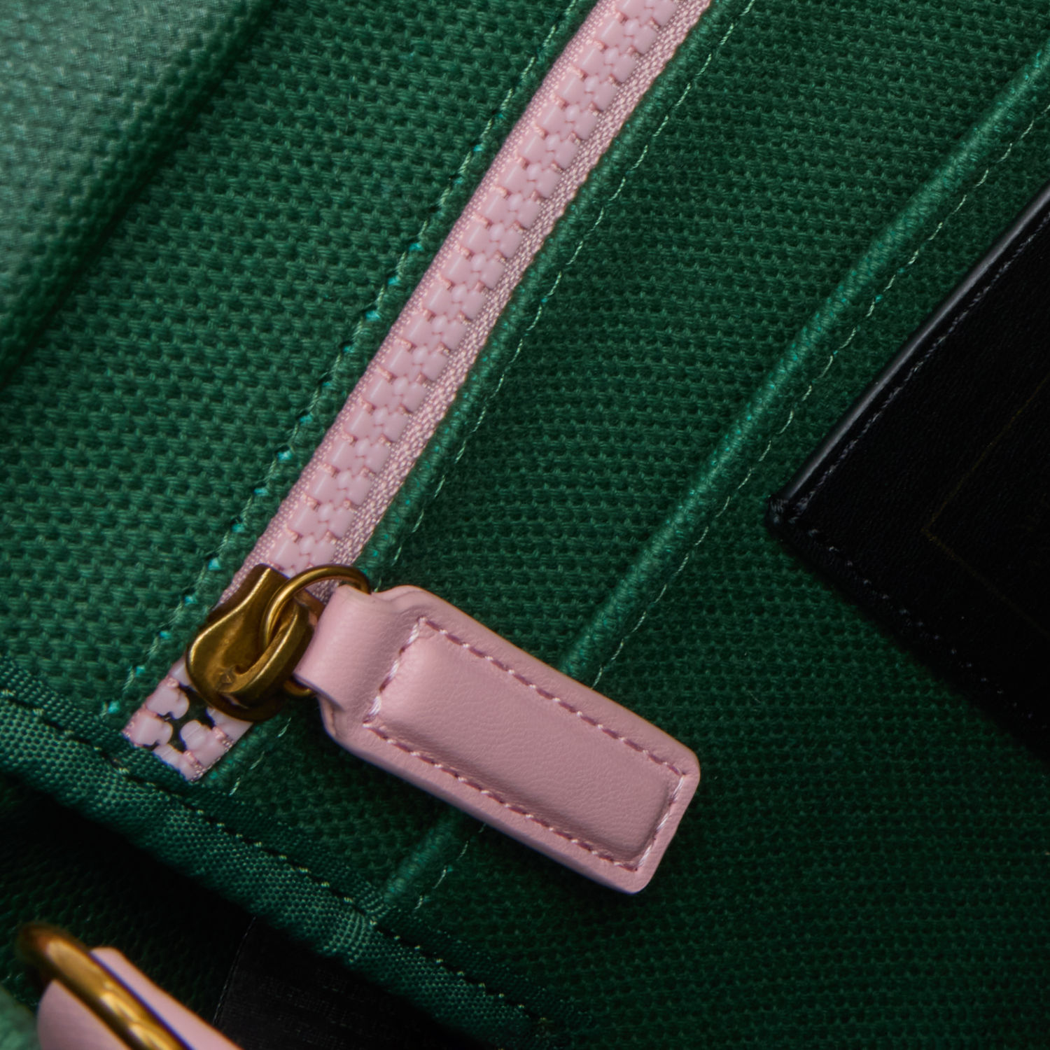 Green & Pink London Logo Canvas Tote Bag 3