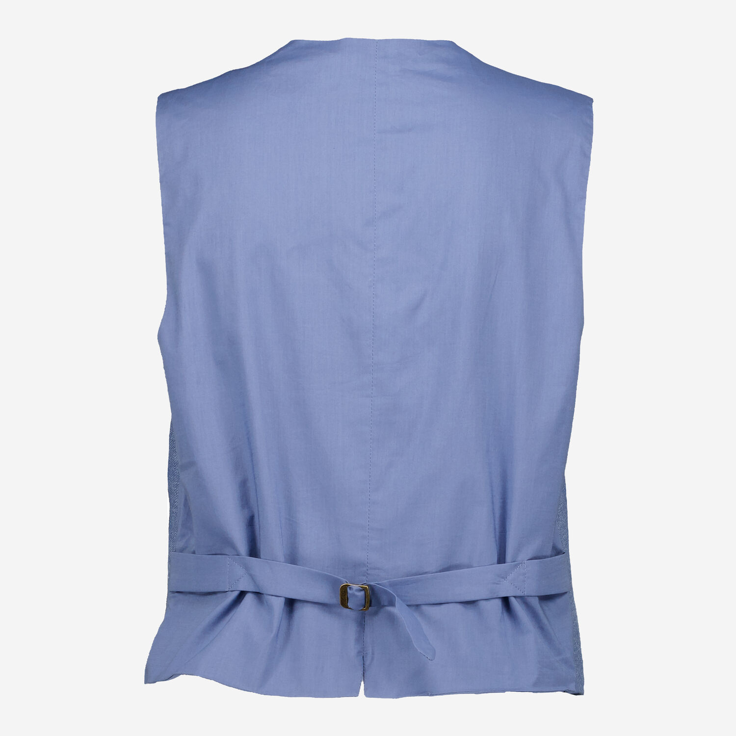 Blue Twill Waistcoat 2
