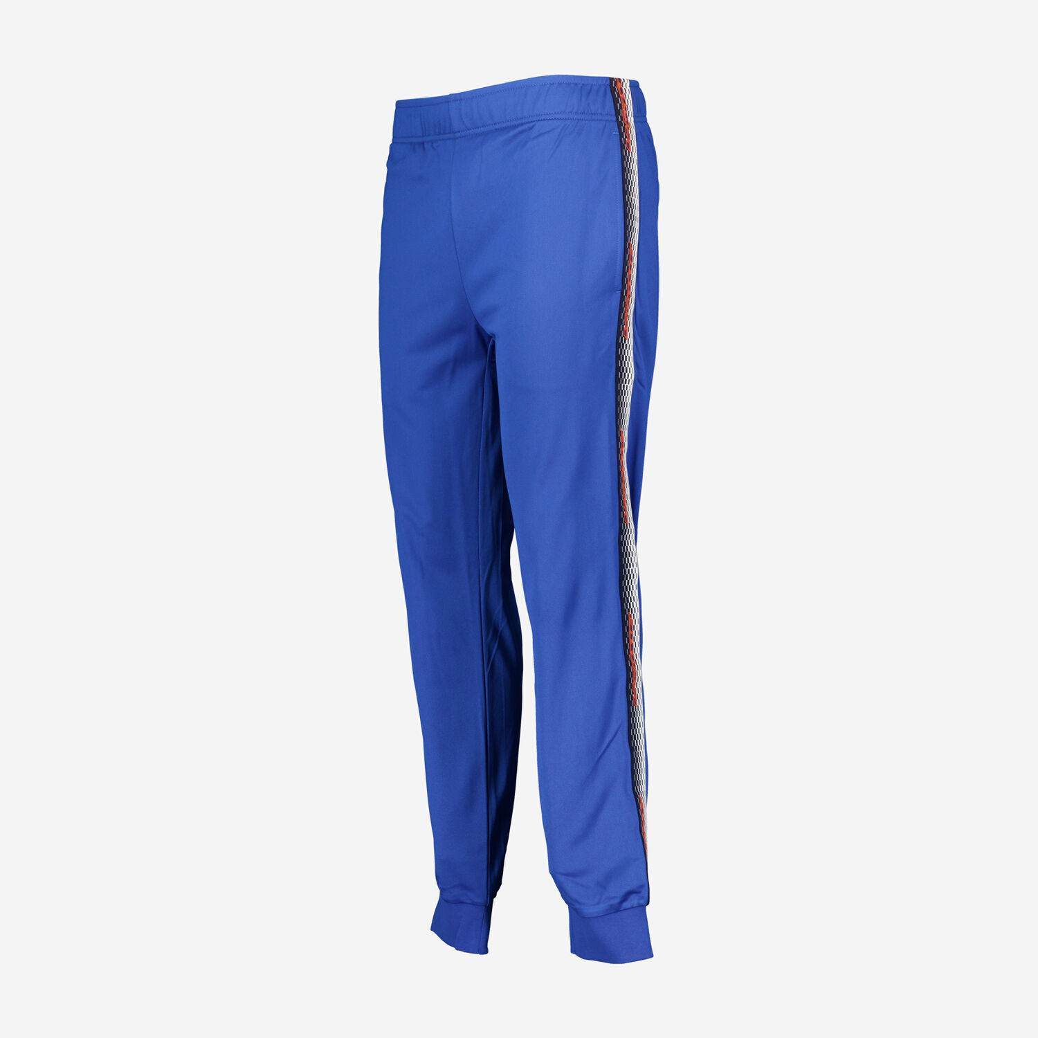 Blue Checkered Panel Joggers 2