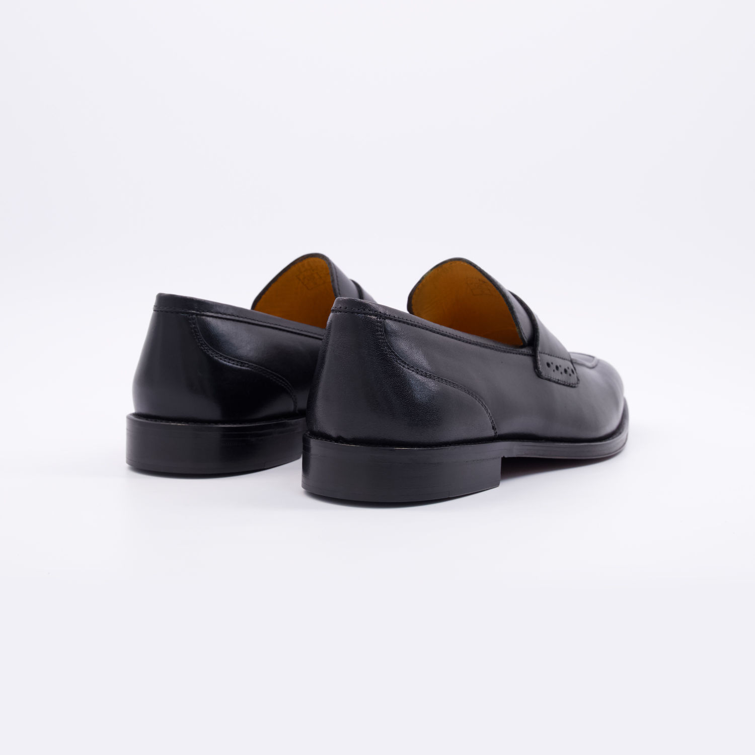  Black Leather The Smith Loafers 2