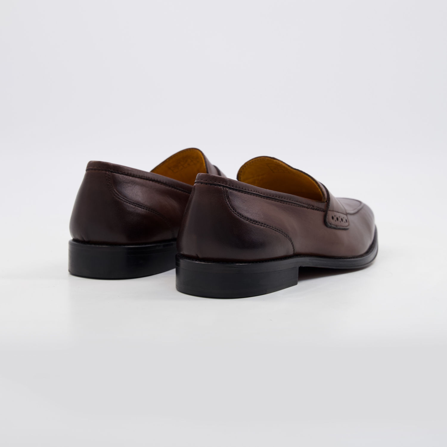 Brown Leather Smith Loafers 2