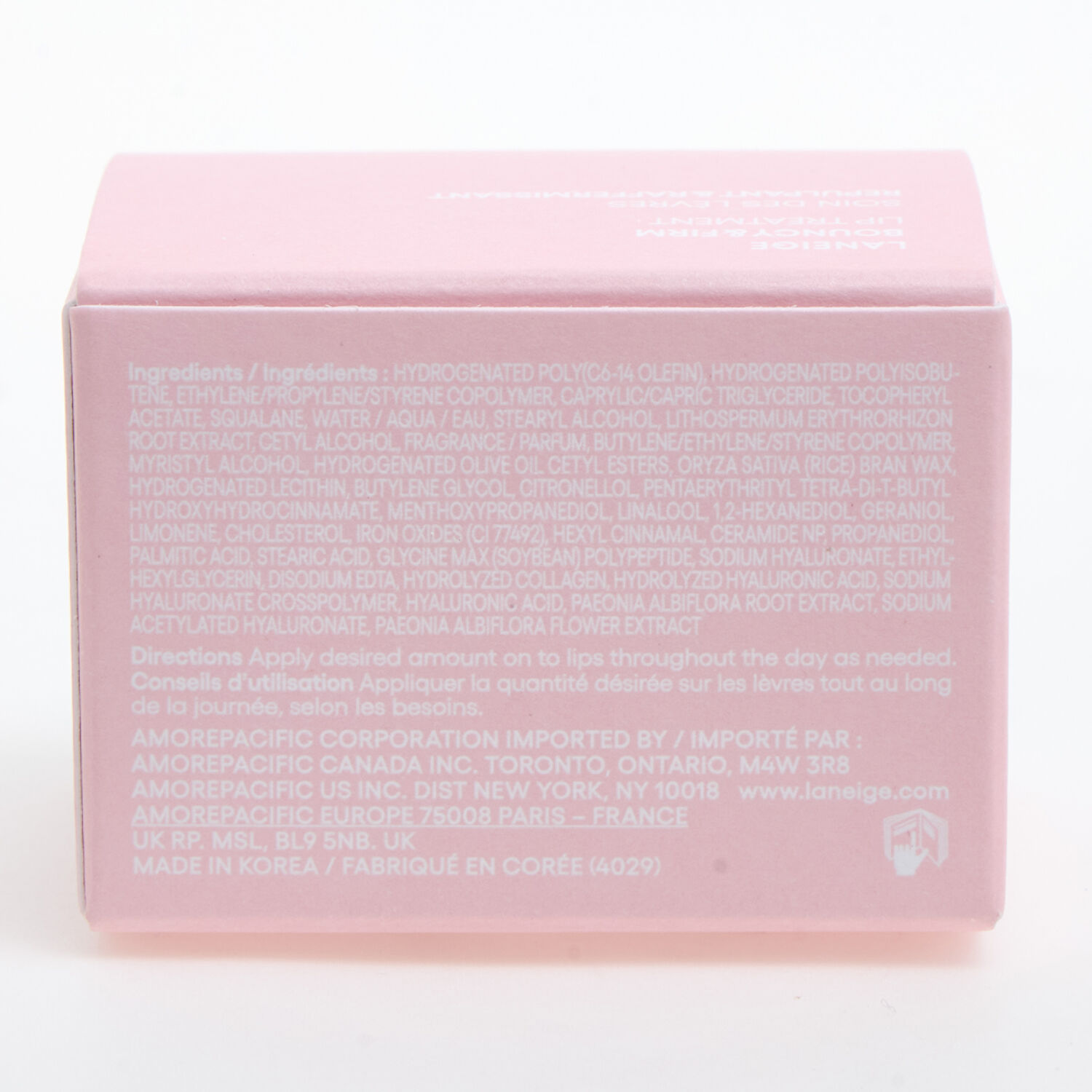LANEIGE Bouncy & Firm Lip Treatment 12g 2