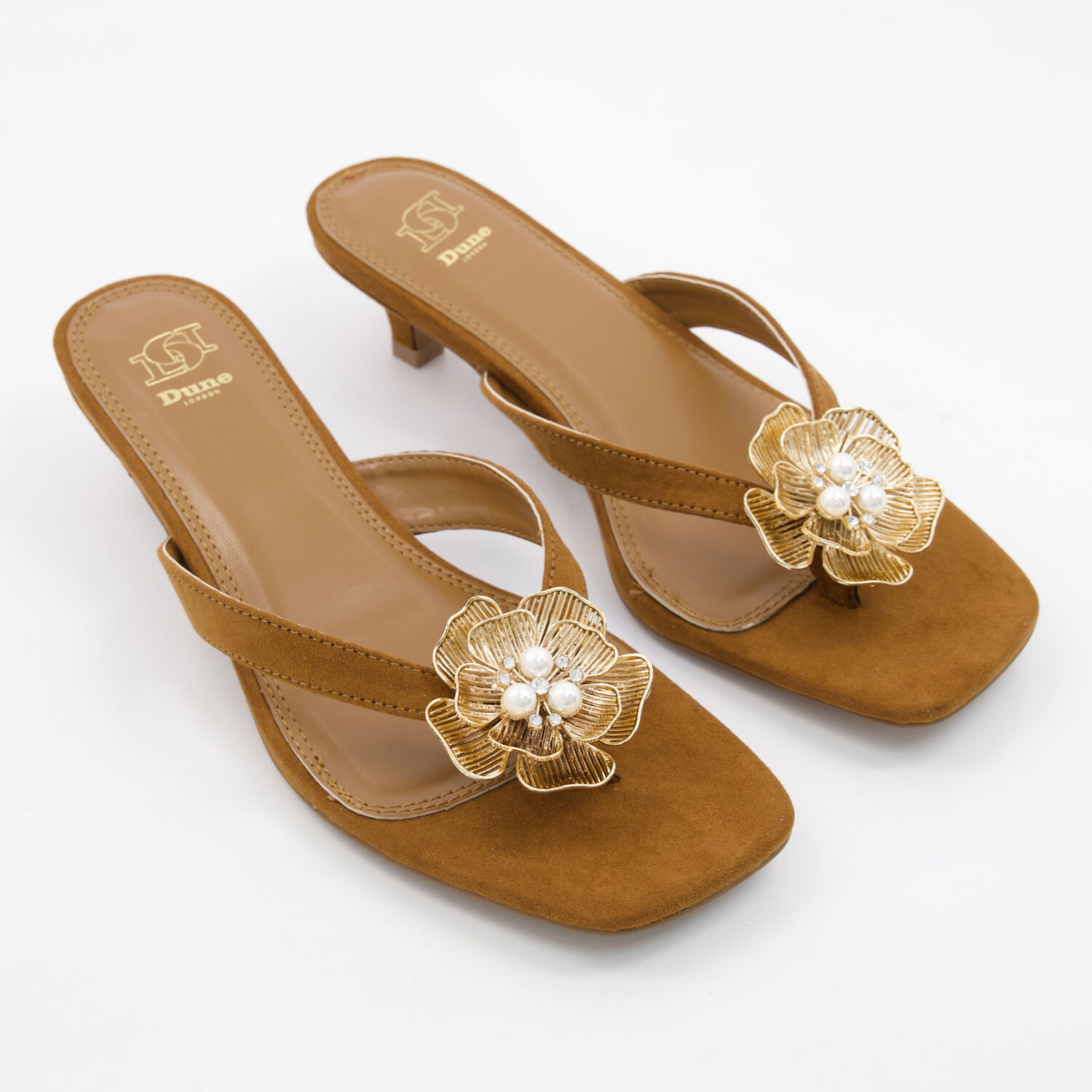Brown Mabel Heeled Sandals