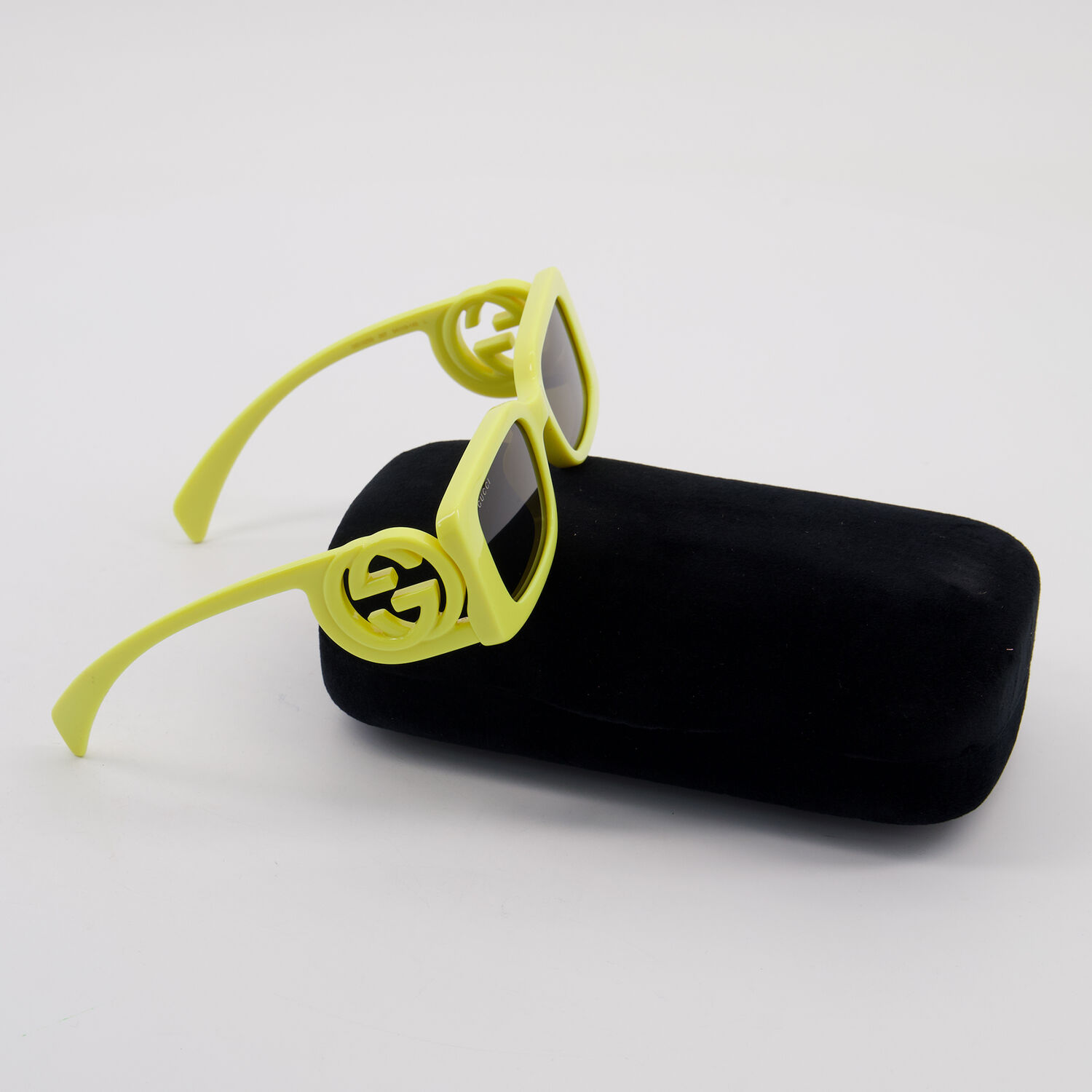 Yellow Logo Square Sunglasses 3