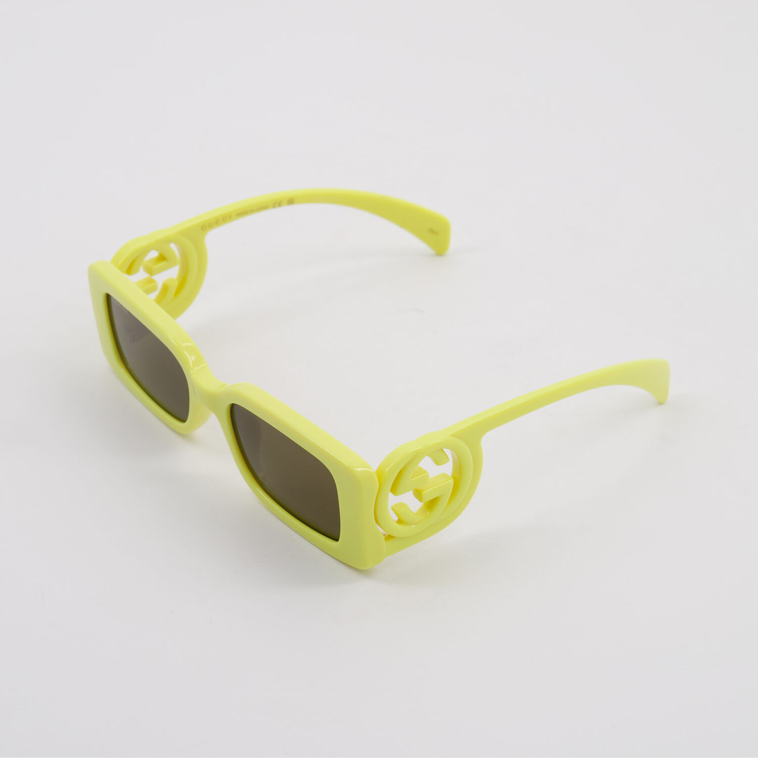 Yellow Logo Square Sunglasses 2