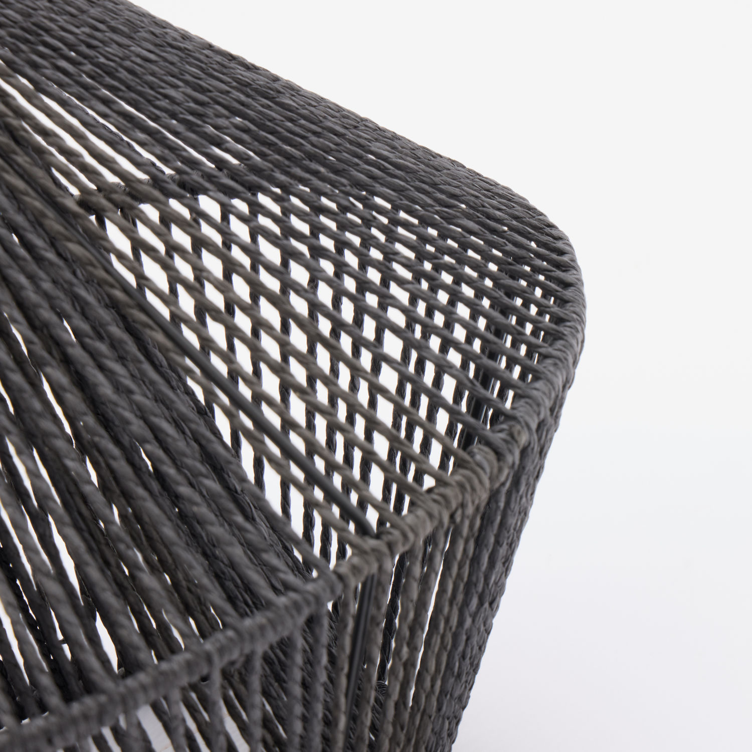 Black Woven Lamp Shade 26x34cm 2