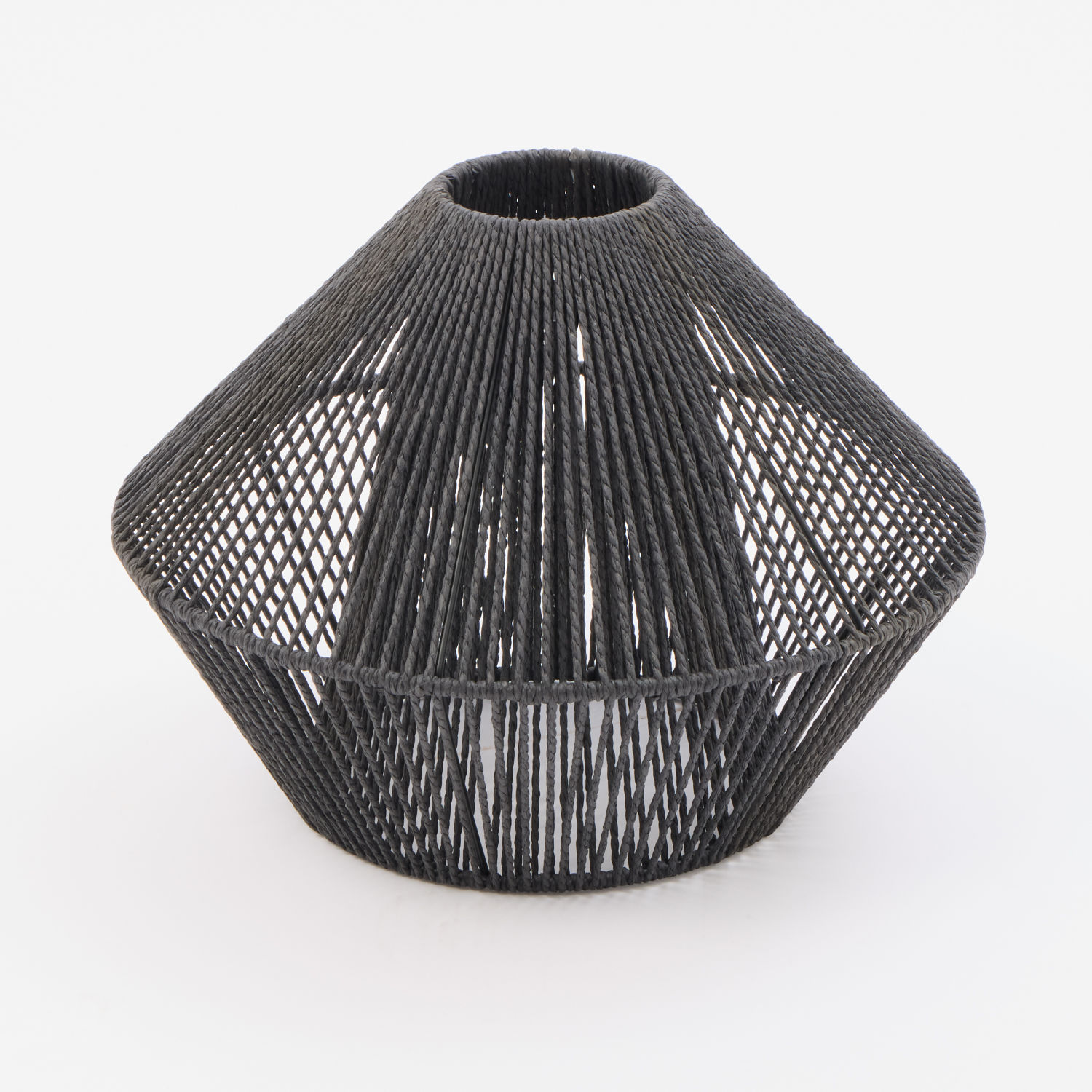 Black Woven Lamp Shade 26x34cm
