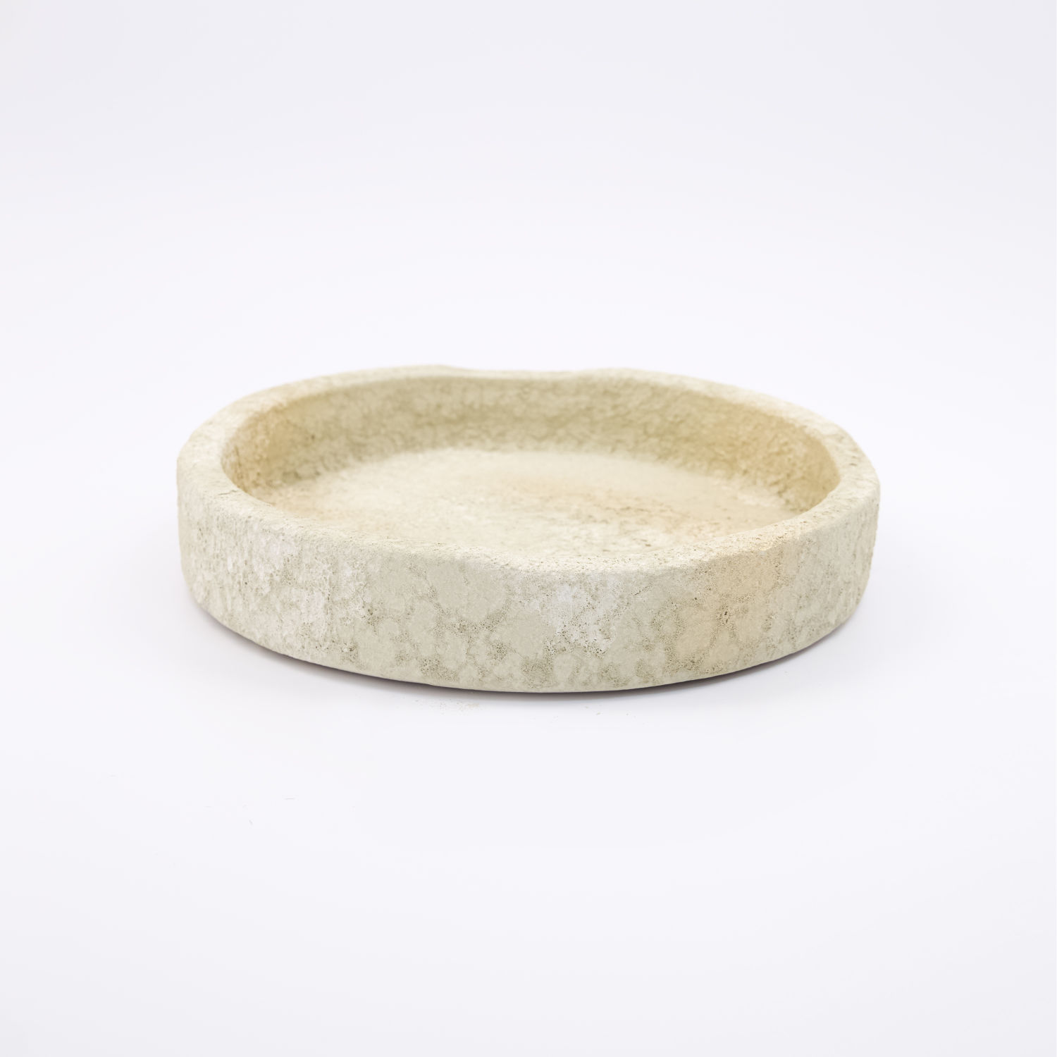 Beige Shimmer Stone Tray 25cm