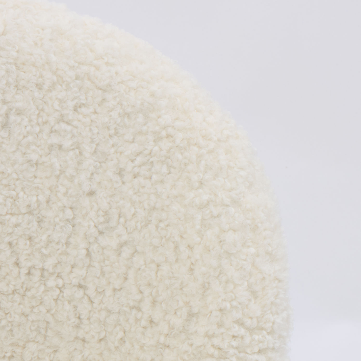 Cream Sherpa Office Chair 85x58cm 3