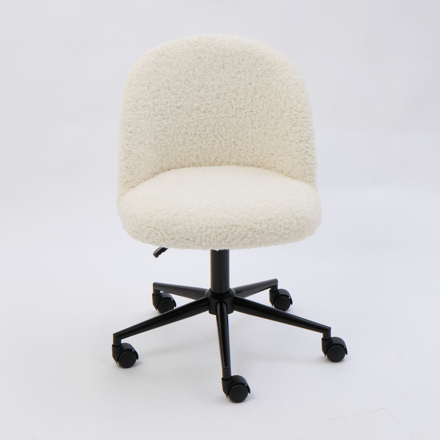 Cream Sherpa Office Chair 85x58cm 2