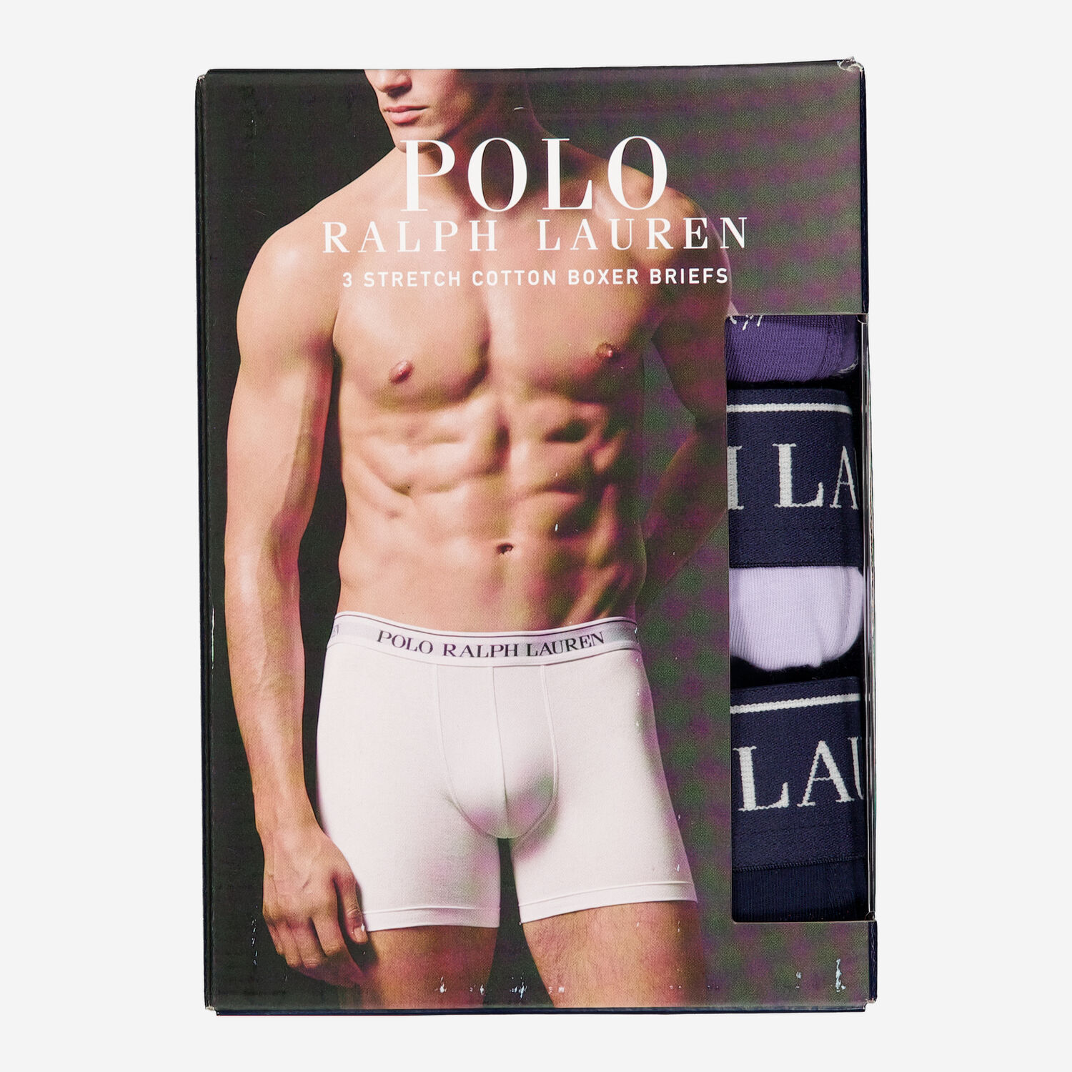  Three Pack Blue & Purple Boxer Shorts Set 2