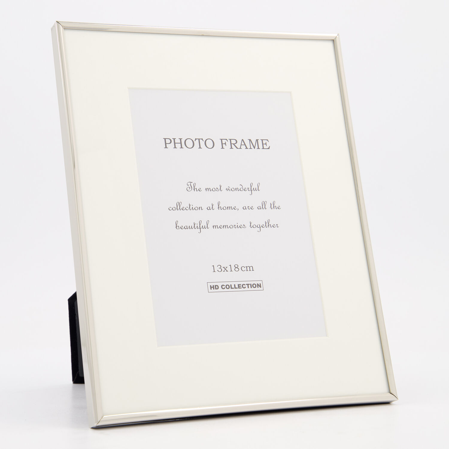 Silver Tone & Cream Inlay Photo Frame 26x21cm