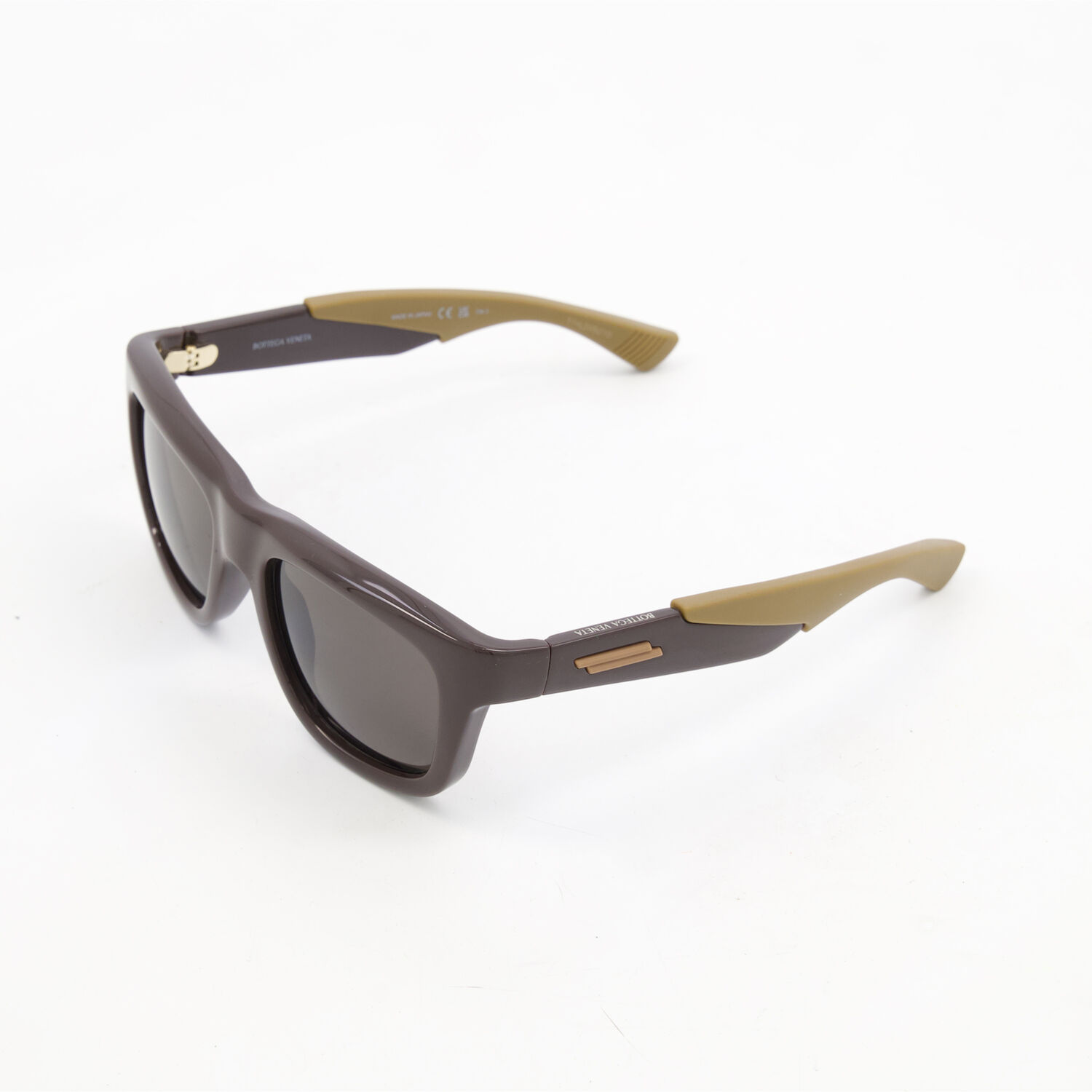  Brown BV1233S Chunky Square Sunglasses 2