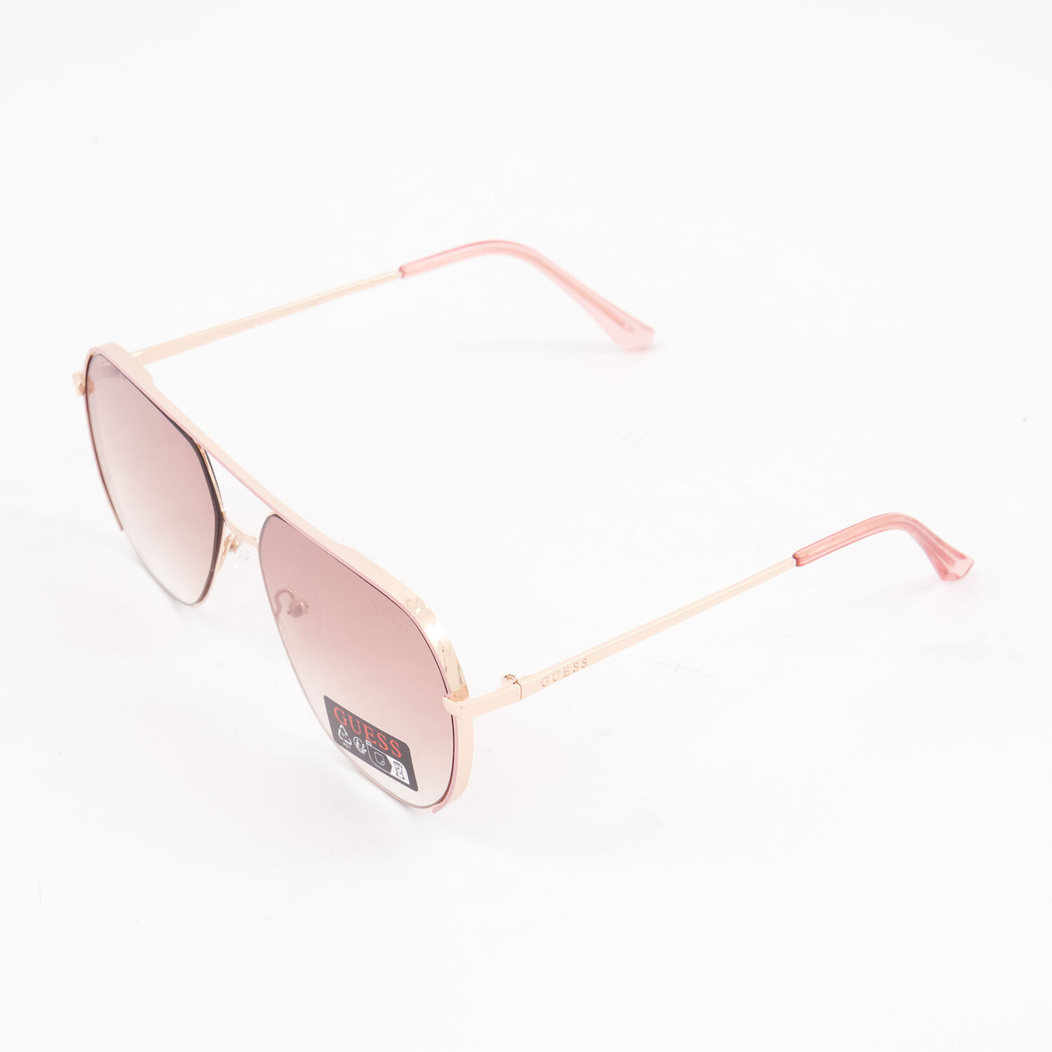 Pink & Rose Gold Tone GO00064S Aviator Sunglasses 2