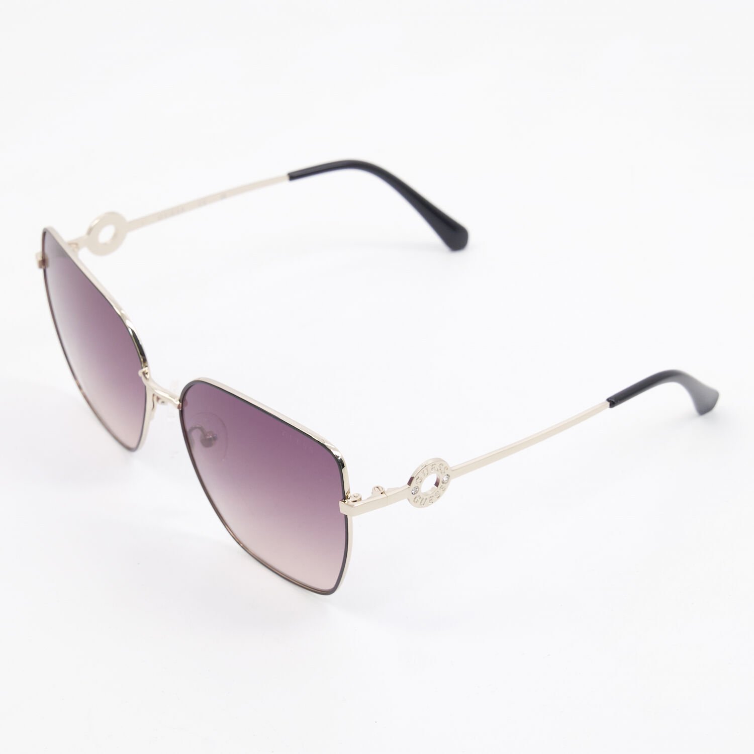  Black & Gold GF6183 Square Sunglasses 2