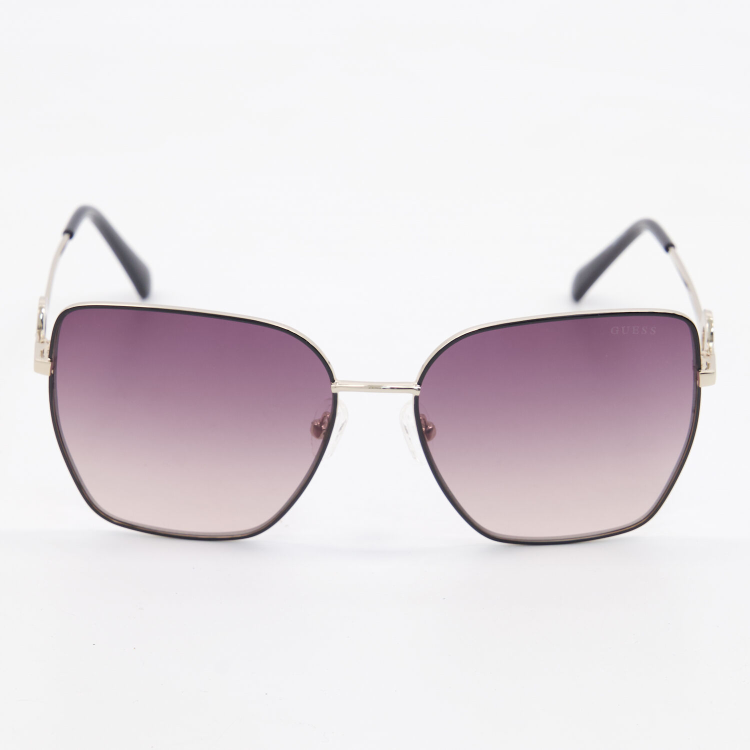  Black & Gold GF6183 Square Sunglasses