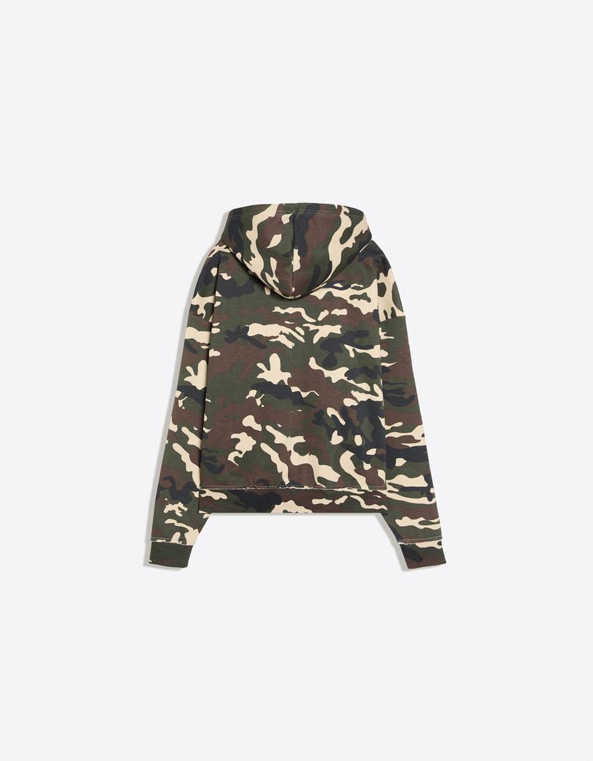 Zip-up Hoodie With Print 3