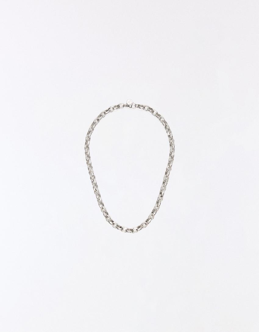 Steel link chain