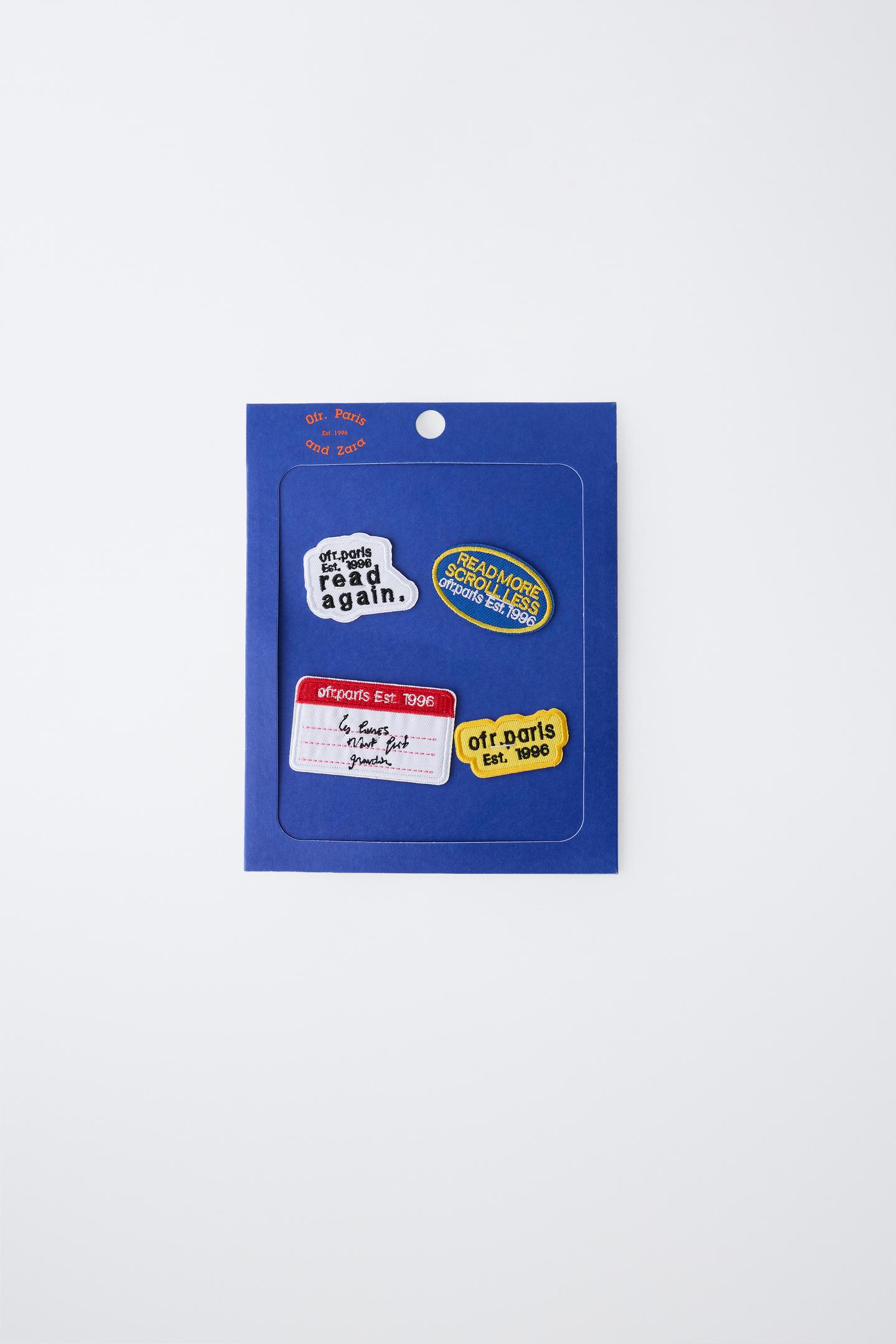 Vintage-Inspired Embroidered Iron-On Patch Set 2