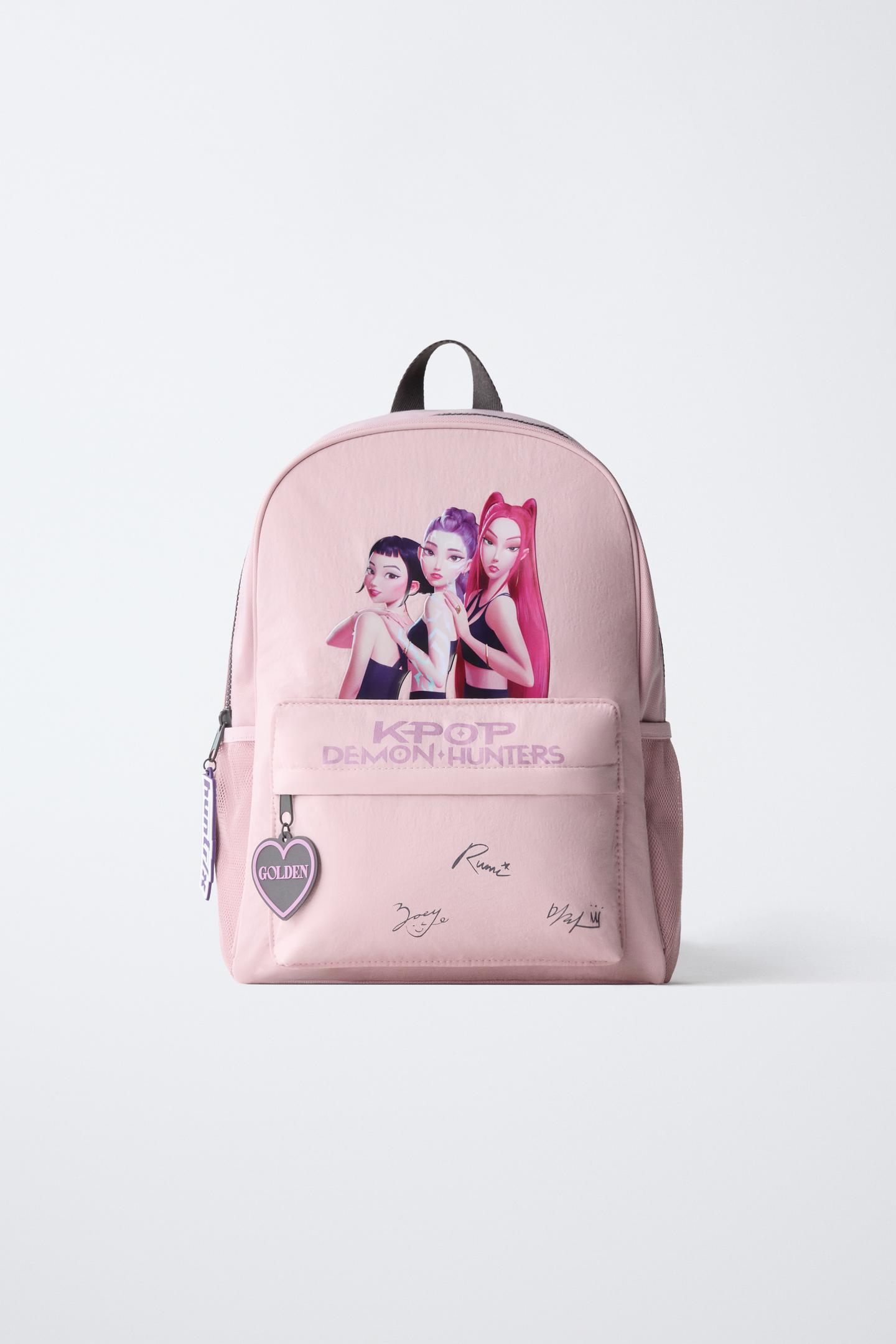 K-Pop Demon Hunters Pink Kids Backpack 3