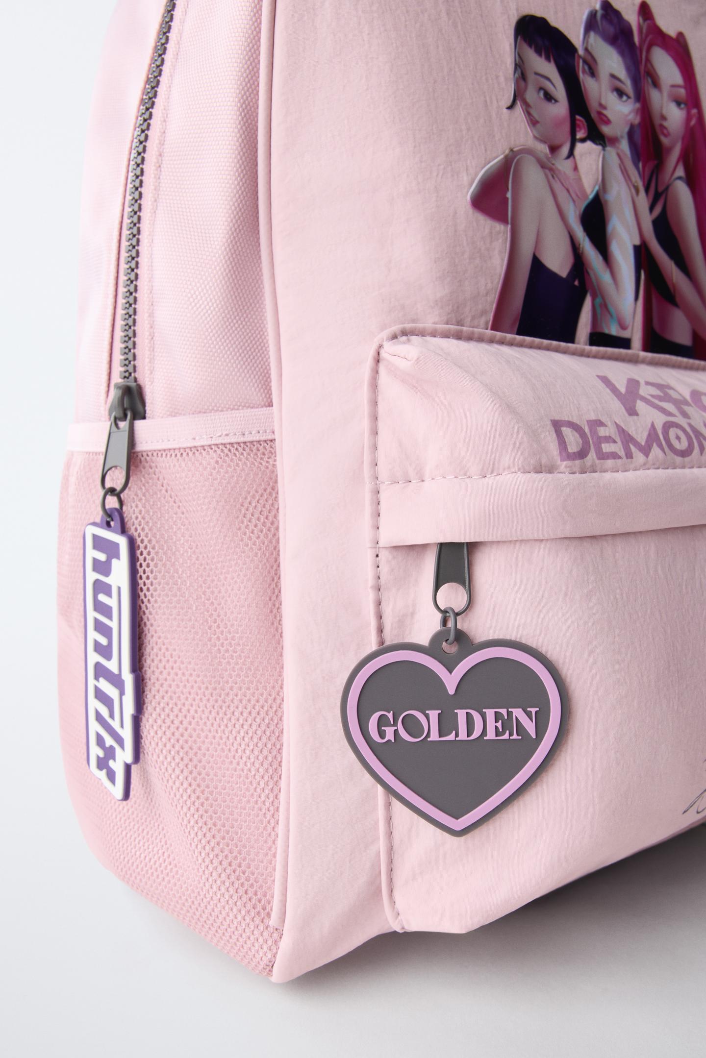 K-Pop Demon Hunters Pink Kids Backpack 4