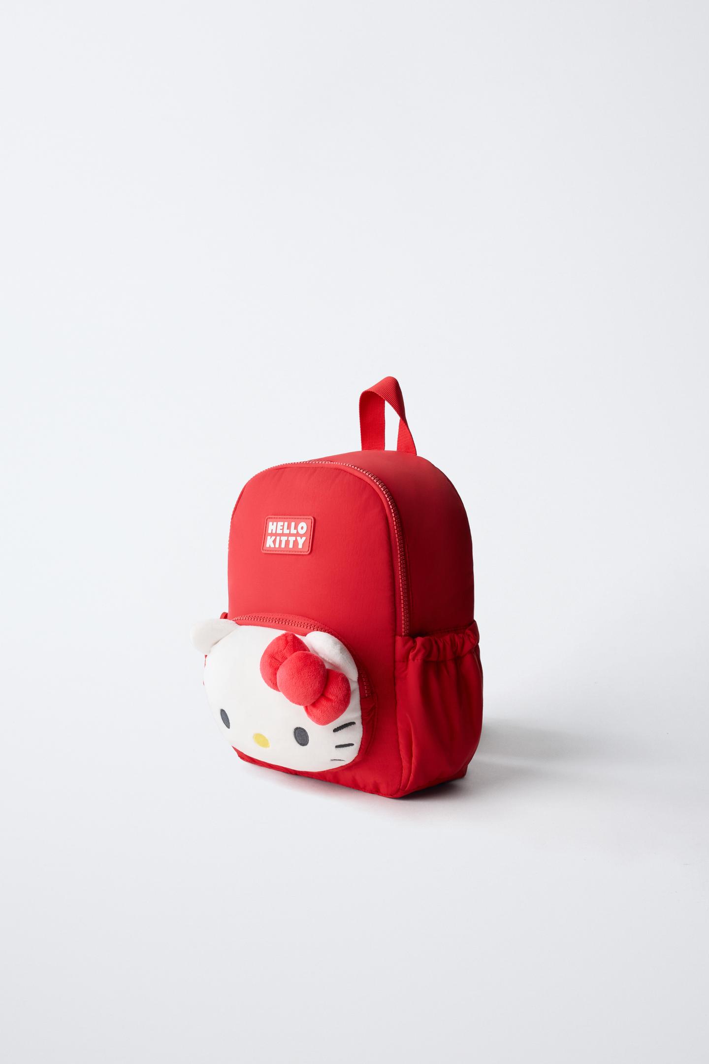 Children's Hello Kitty Red Mini Backpack with 3D Front Pocket 2