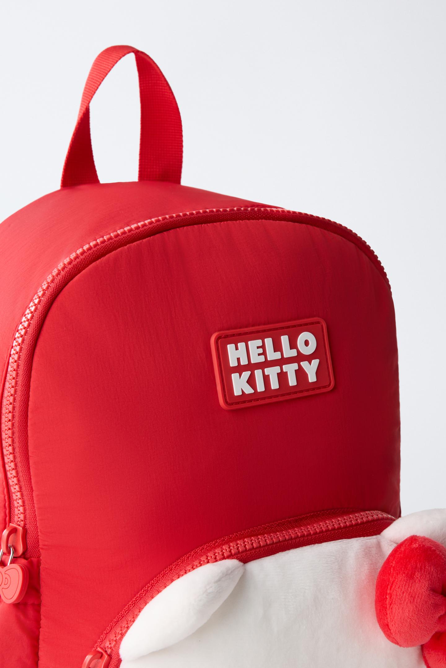 Children's Hello Kitty Red Mini Backpack with 3D Front Pocket 3