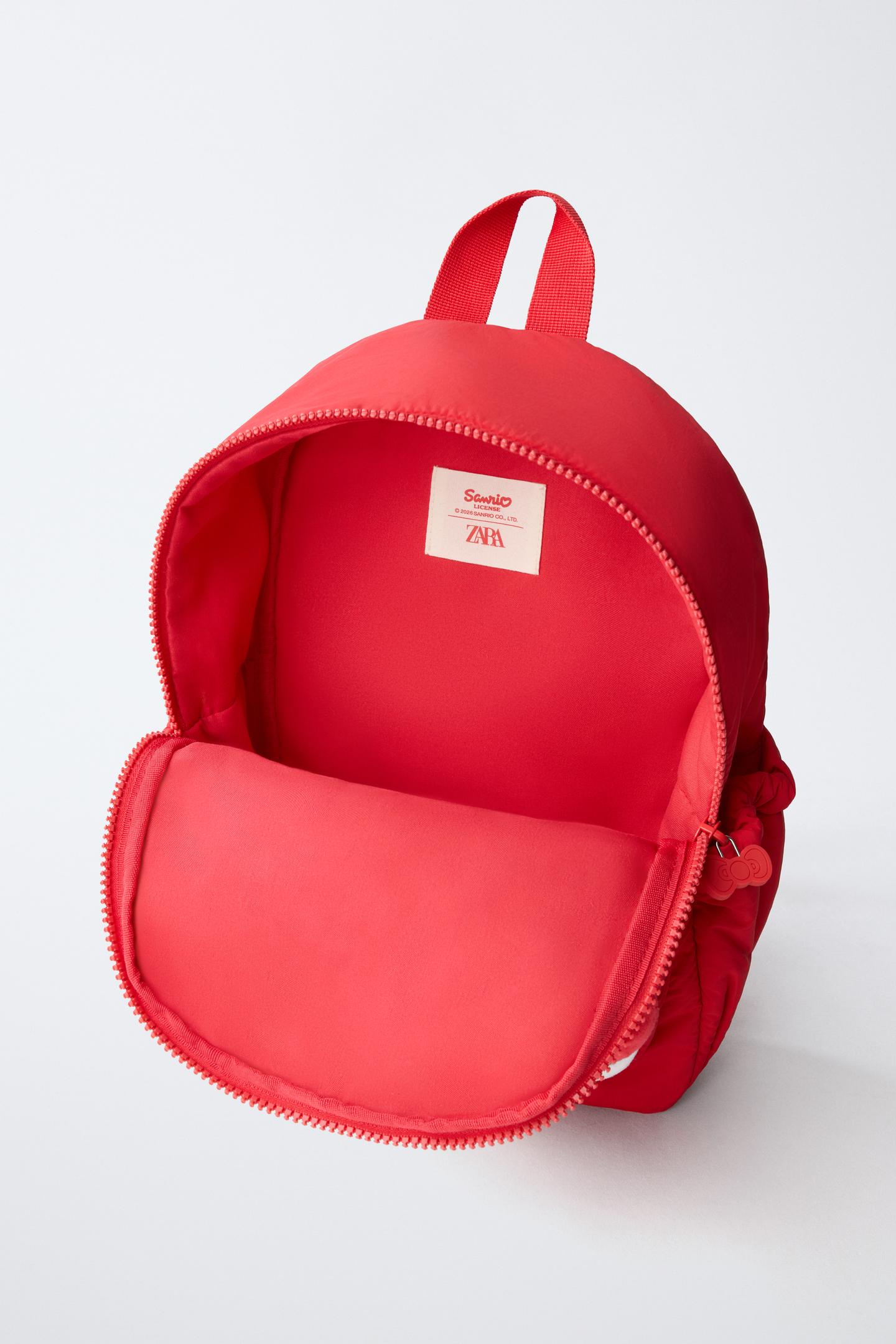 Children's Hello Kitty Red Mini Backpack with 3D Front Pocket 4