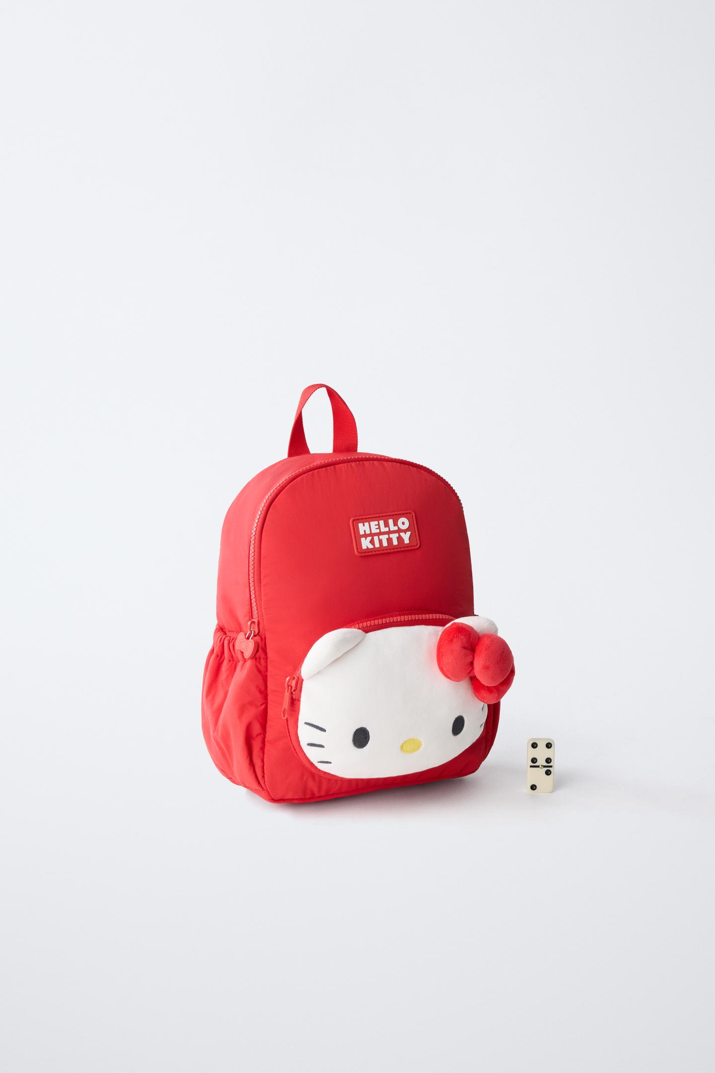 Children's Hello Kitty Red Mini Backpack with 3D Front Pocket 6