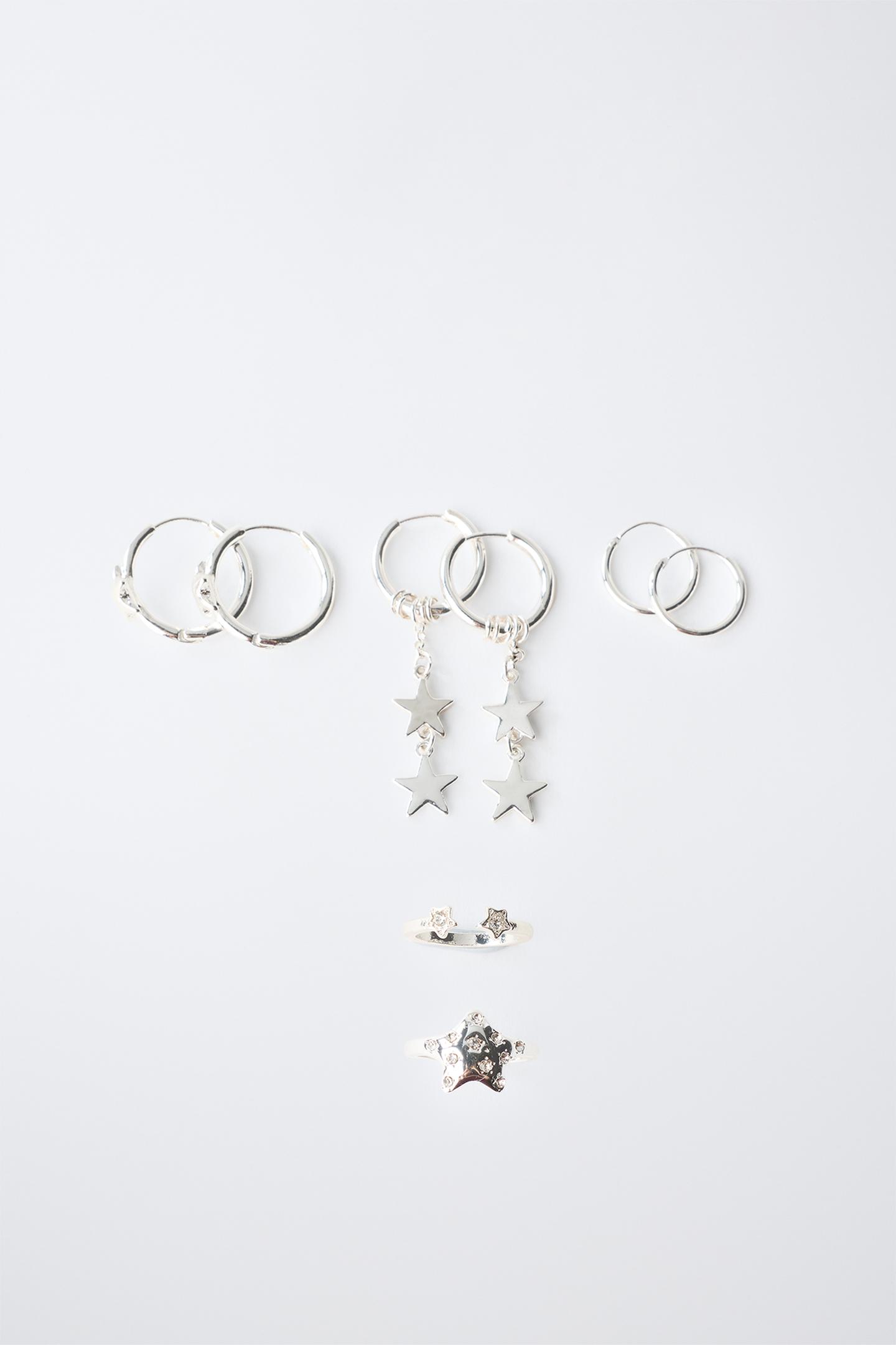 Silver-Tone Celestial Jewellery Set 4