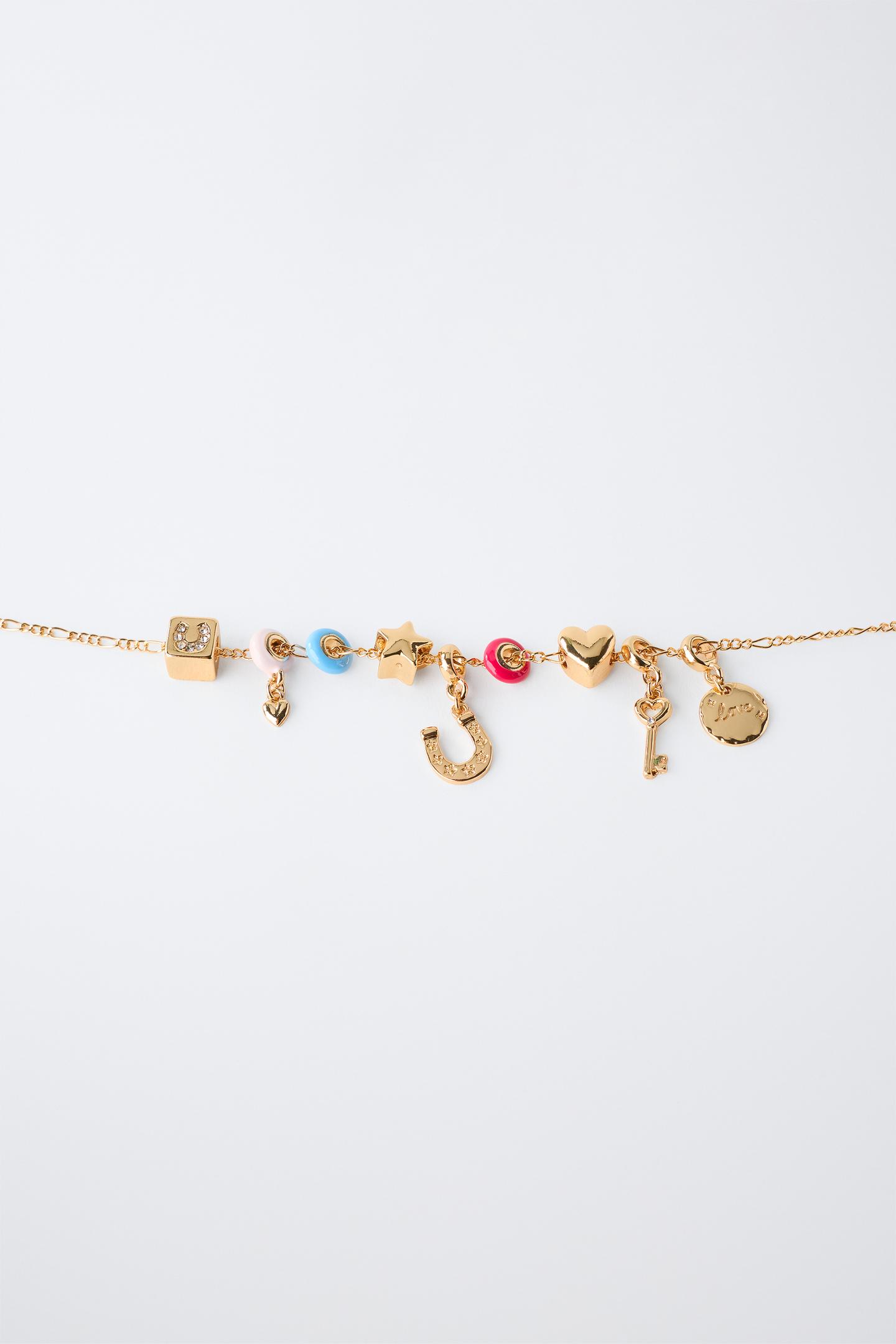 Gold-Tone Lucky Charm Pendant Necklace 2