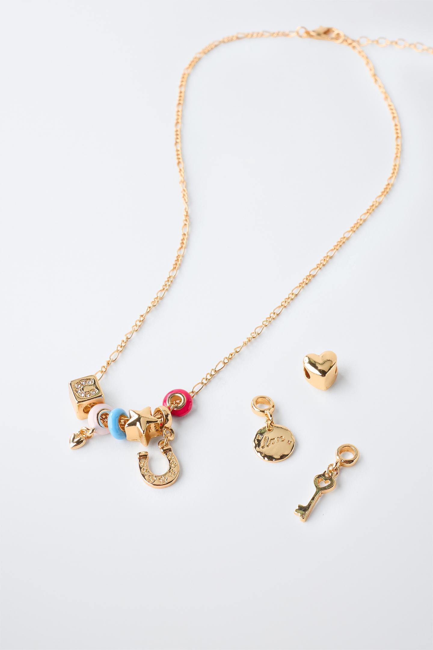 Gold-Tone Lucky Charm Pendant Necklace 3