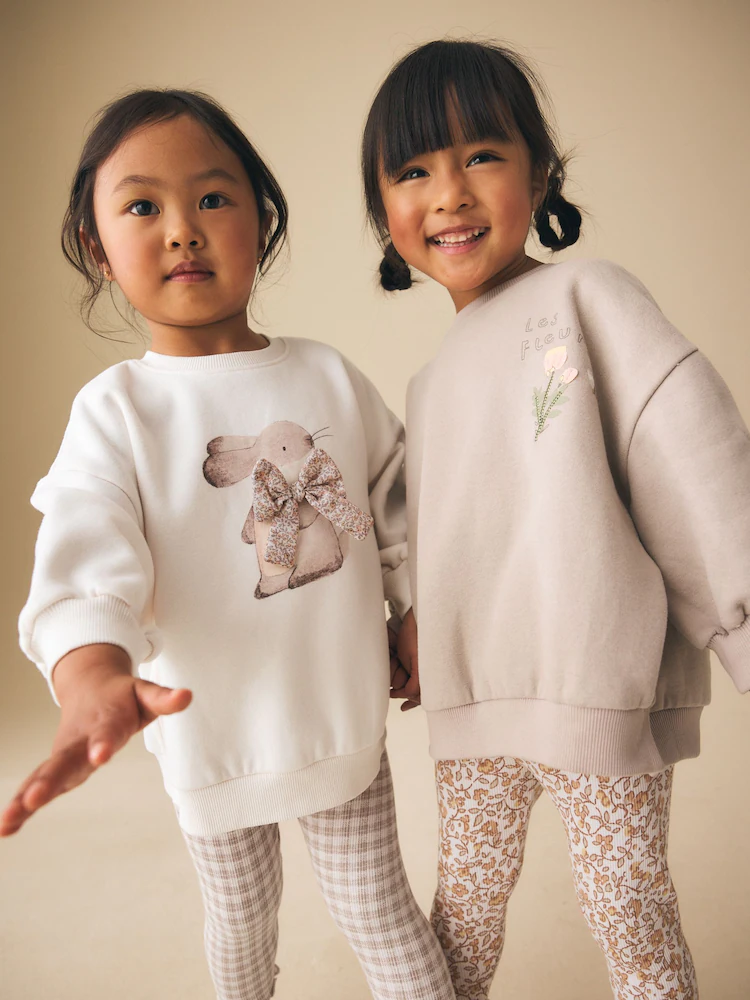 Girls' Printed Leggings Duo Pack