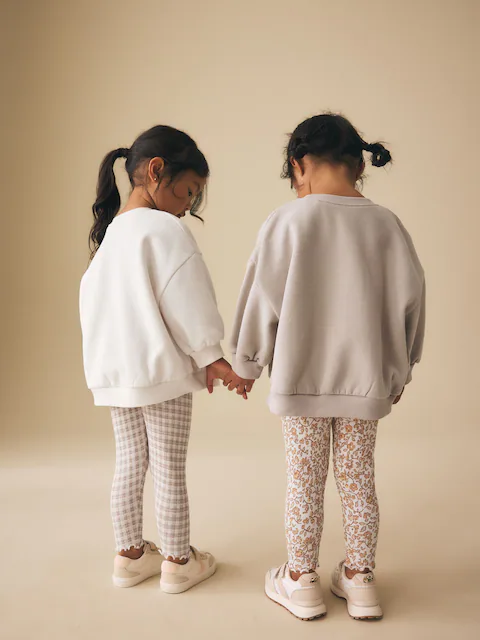 Girls' Printed Leggings Duo Pack 3