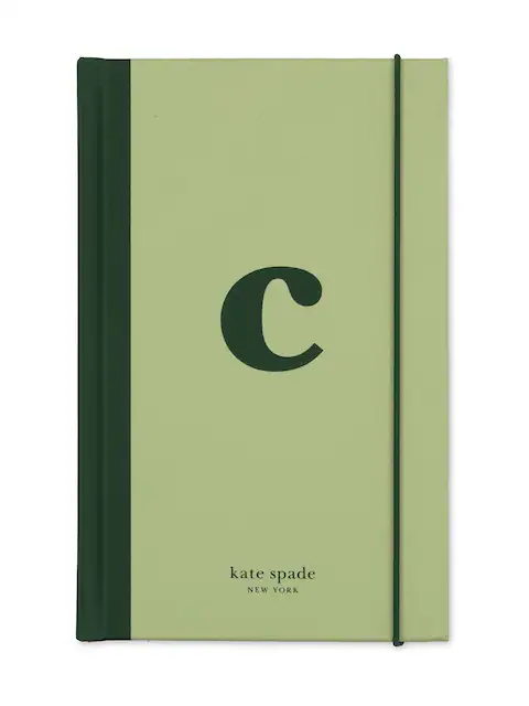 Kate Spade Initial Hardcover Journal – Letter C